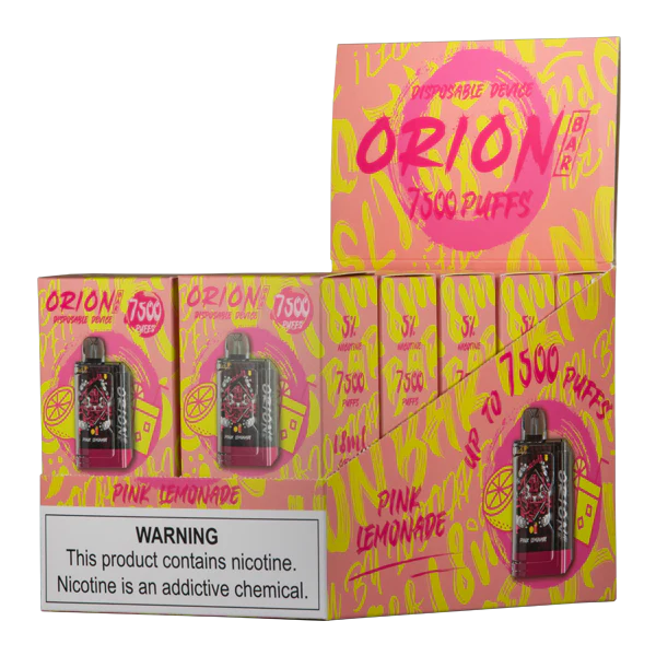 Pink Lemonade Lost Vape Orion Bar 7500 - Black Coral
