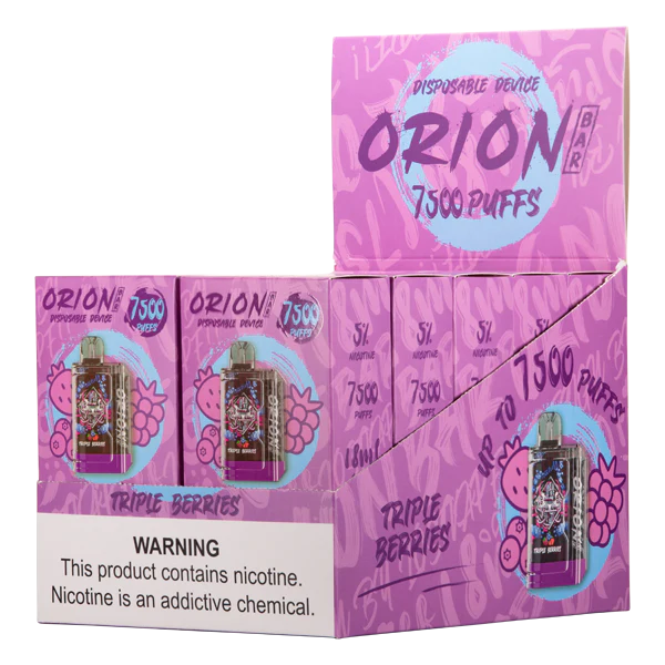Triple Berries Lost Vape Orion Bar 7500 - Black Coral