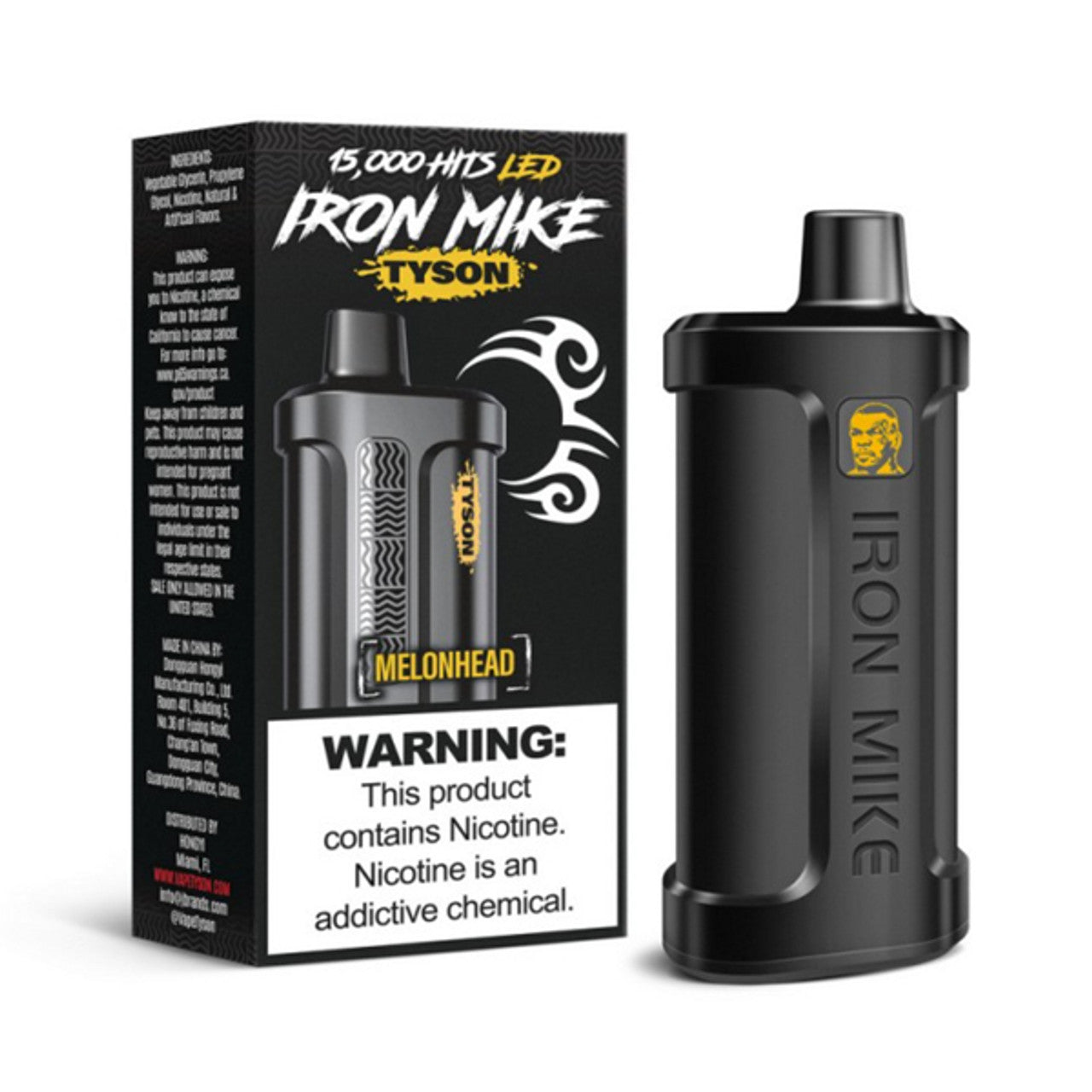 Melon Head Tyson 2.0 Iron Mike - Black Coral