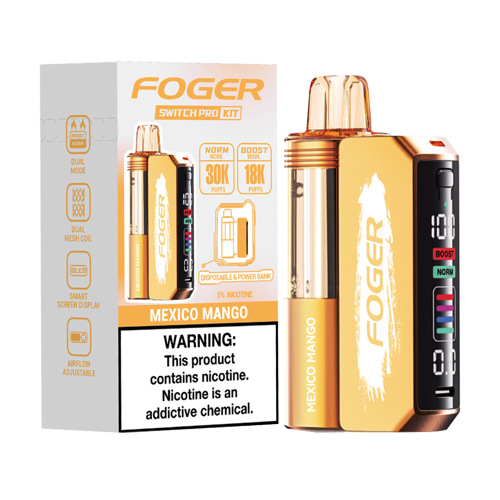 Mexico Mango Foger Switch Pro 30K Kit - Black Coral