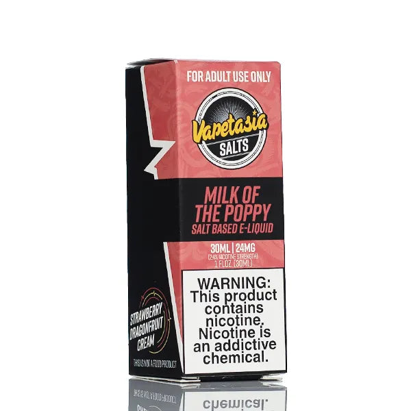 Vapetasia E-Juice Salts - Milk Of The Poppy - 30ml - Black Coral