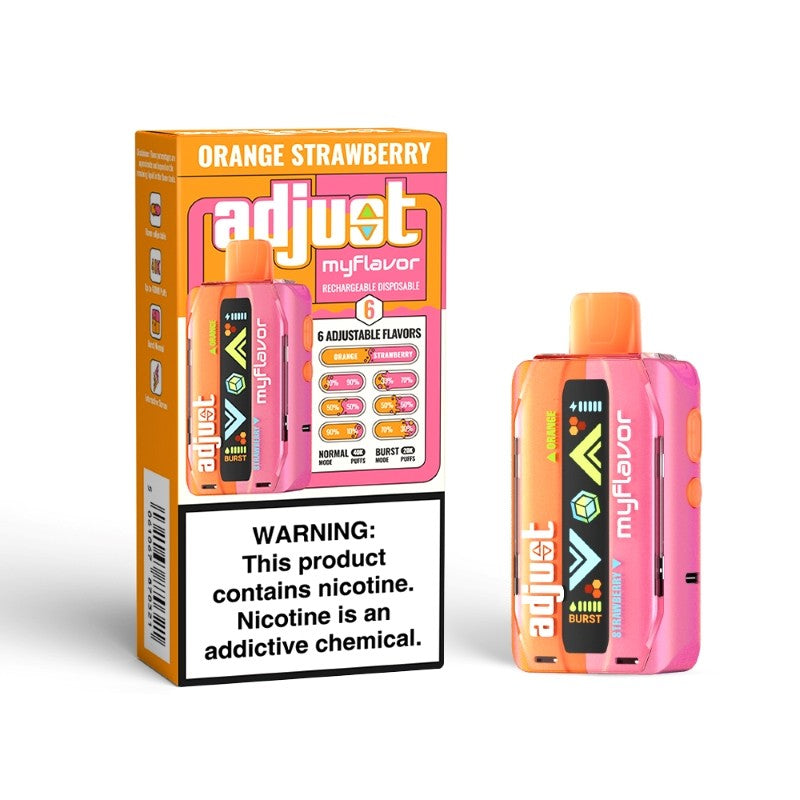 Orange Strawberry Adjust MyFlavor 40K - Black Coral
