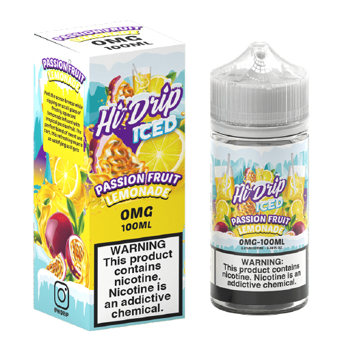 Passion Fruit Lemonade ICED by Hi-Drip 100ml - Black Coral