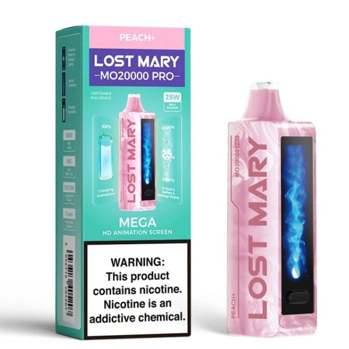 Peach+ Lost Mary MO20000 Pro - Black Coral