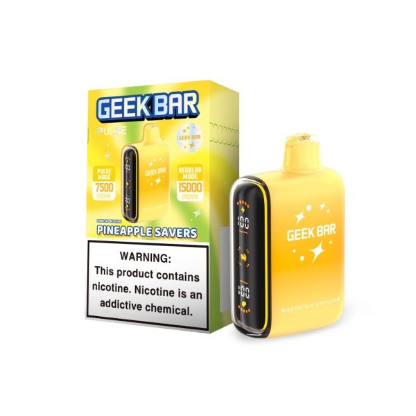 Pineapple Savers Geek Bar Pulse 15000 - Black Coral