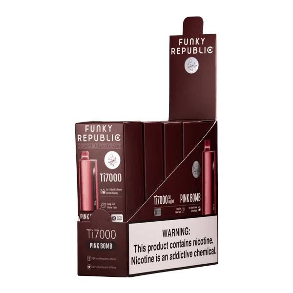 Pink Bomb Funky Lands Ti7000 - Black Coral