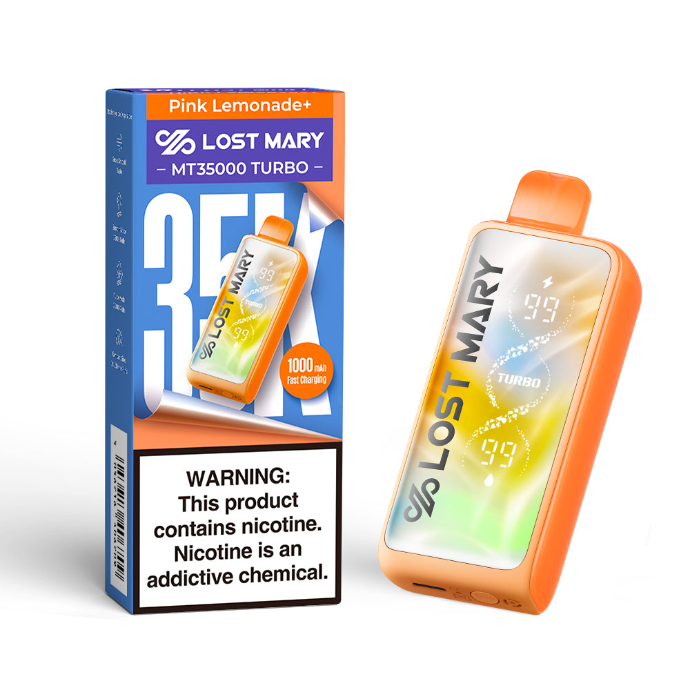 Pink Lemonade+ Lost Mary MT35000 Turbo - Black Coral