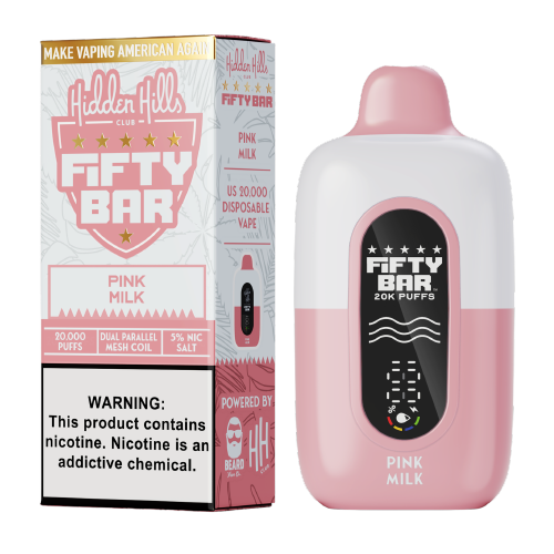 Pink Milk Hidden Hills x Fifty Bar 20K - Black Coral