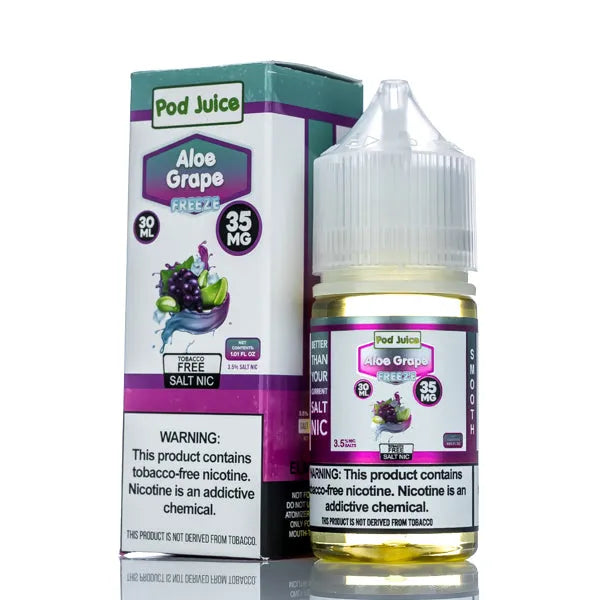 Pod Juice Salt - Aloe Grape Freeze - 30ml - Black Coral