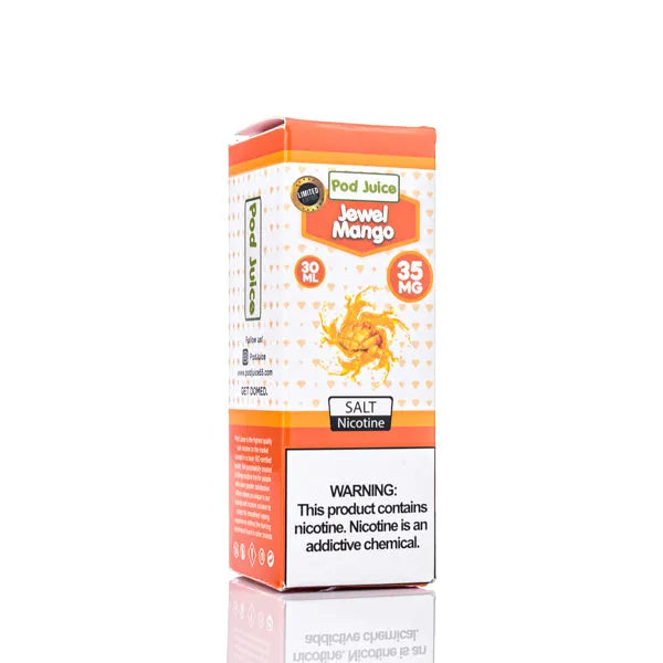 Pod Juice Smooth Salt - Jewel Mango - 30ml - Black Coral