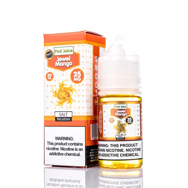 Pod Juice Smooth Salt - Jewel Mango - 30ml - Black Coral