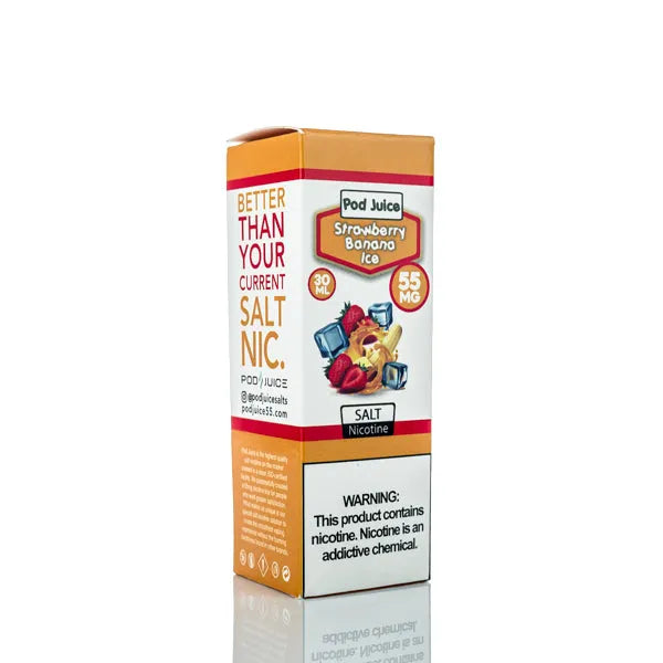 Pod Juice Smooth Salt - Strawberry Banana Freeze - 30ml - Black Coral