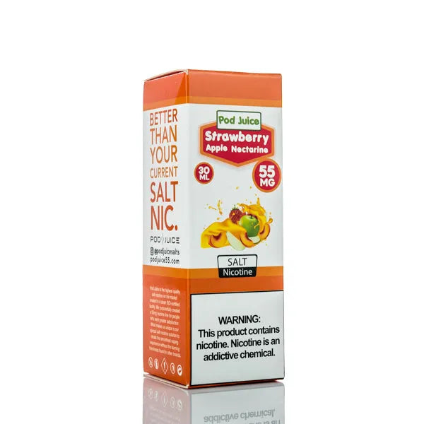 Pod Juice Smooth Salt - Strawberry Apple Nectarine - 30ml - Black Coral