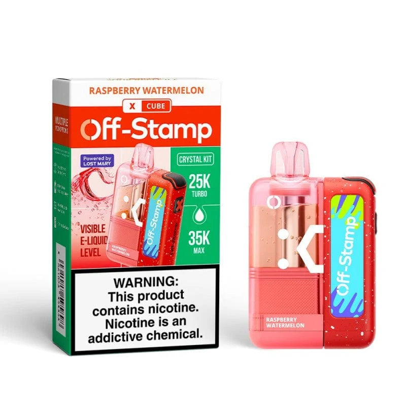 Raspberry Watermelon Off Stamp Crystal Cube 25K Kit