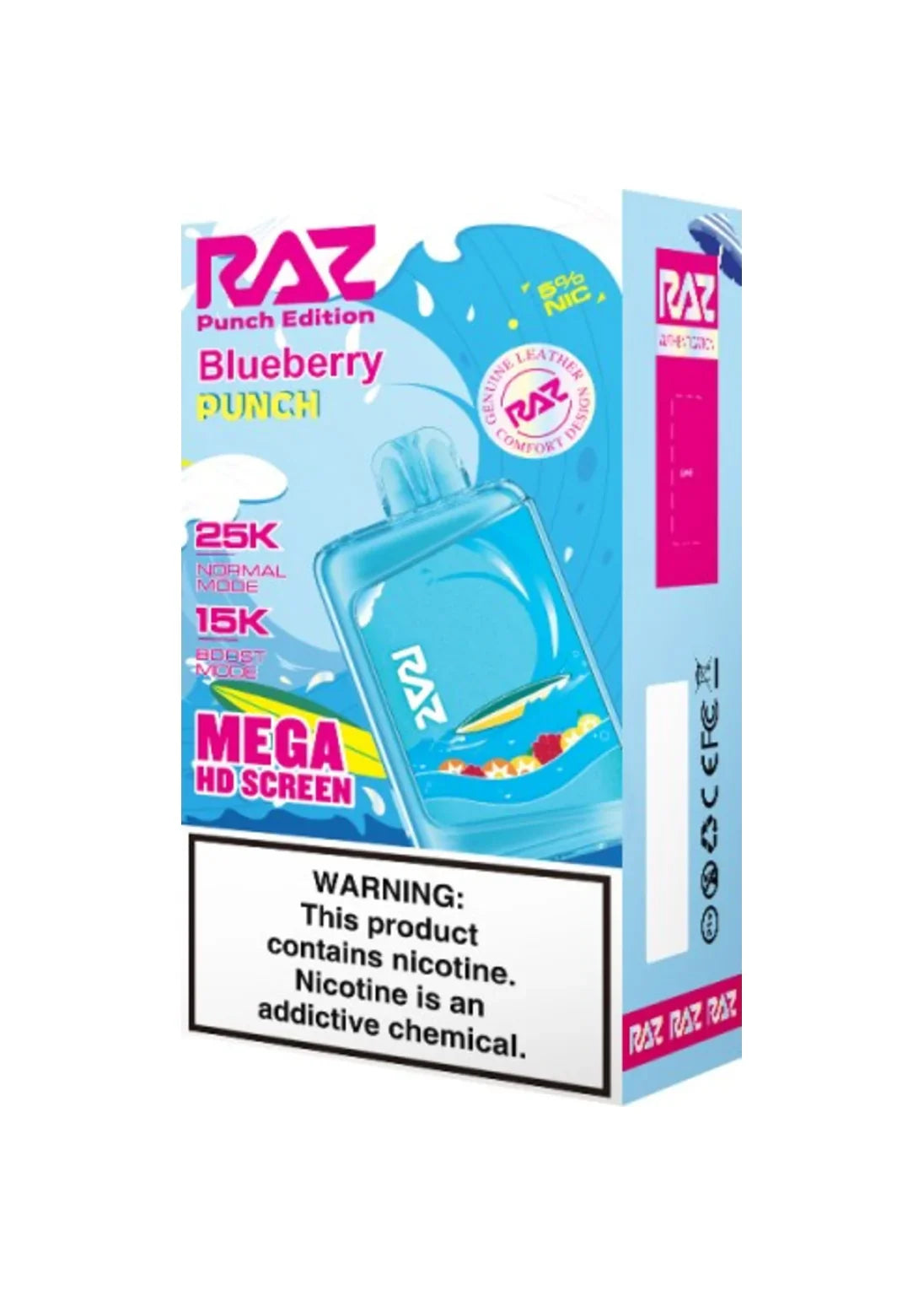 Raz LTX 25K (Punch Edition) Blueberry Punch Disposable Vape - Black Coral