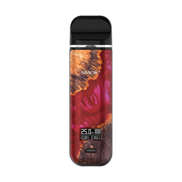 Red Stabilizing Wood Smok Novo X Kit
