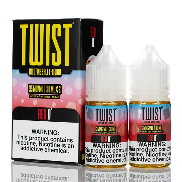 Twist Salt E-Liquid - Red 0°- 60ml - Black Coral