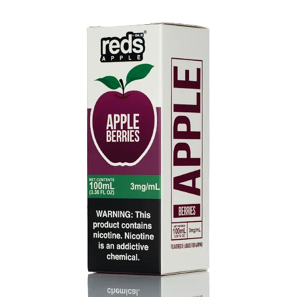 7 Daze - Reds Apple eJuice Berries - 100ml - Black Coral