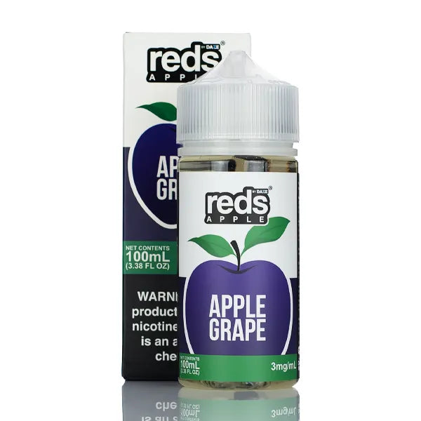 7 Daze - Reds Apple eJuice Grape - 100ml - Black Coral