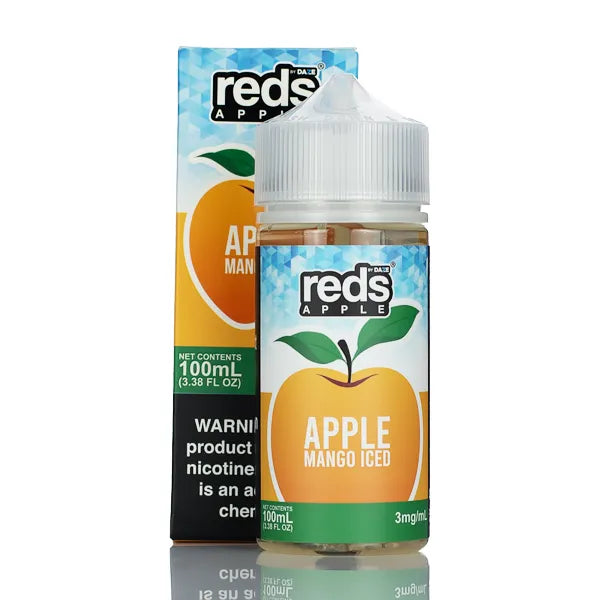 7 Daze - Reds Apple ICED eJuice Mango - 100ml - Black Coral