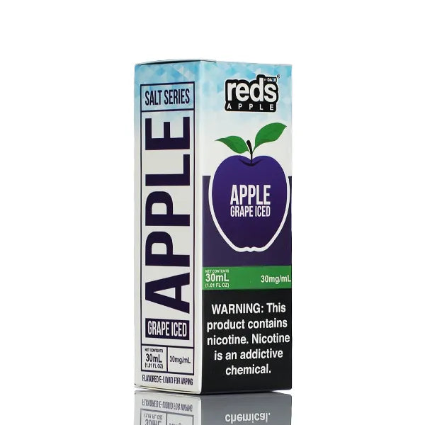 7 Daze Salt Series - Reds Apple Grape Iced- 30ml - Black Coral