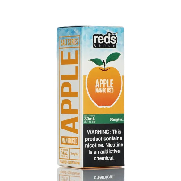 7 Daze Salt Series - Reds Apple Mango Iced - 30ml - Black Coral