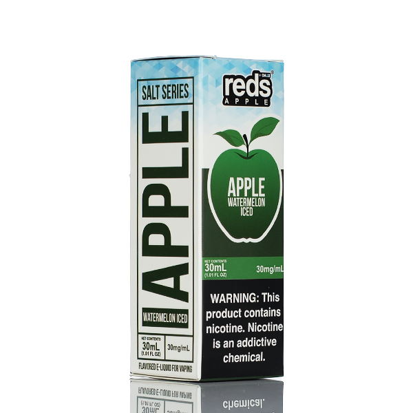 7 Daze Salt Series - Reds Apple Watermelon Iced- 30ml - Black Coral
