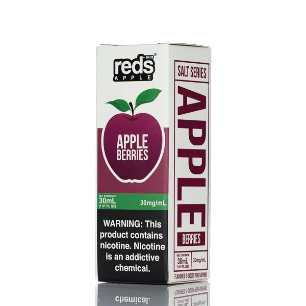 7 Daze Salt Series - Reds Apple Berries - 30ml - Black Coral