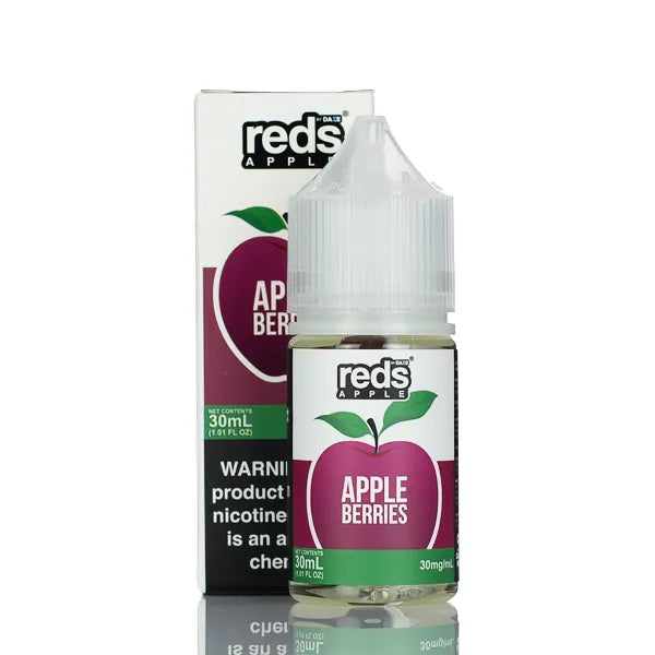 7 Daze Salt Series - Reds Apple Berries - 30ml - Black Coral