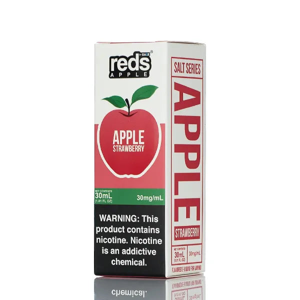 7 Daze Salt Series - Reds Apple Strawberry - 30ml - Black Coral