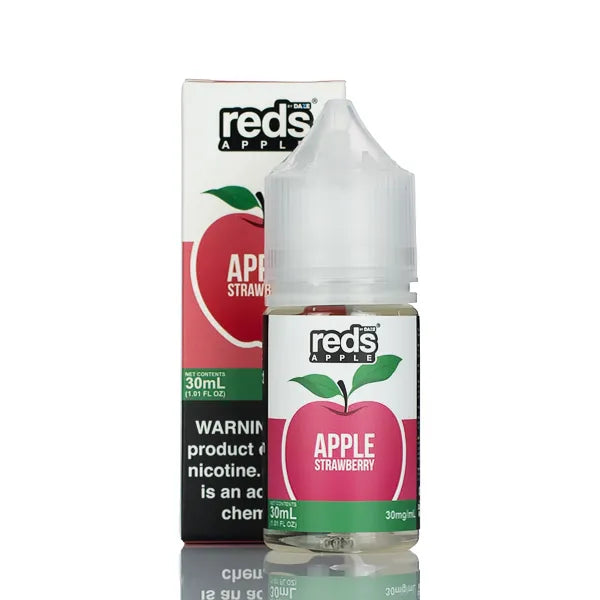 7 Daze Salt Series - Reds Apple Strawberry - 30ml - Black Coral