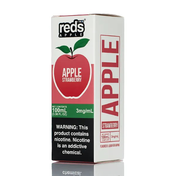 7 Daze - Reds Apple eJuice Strawberry - 100ml - Black Coral