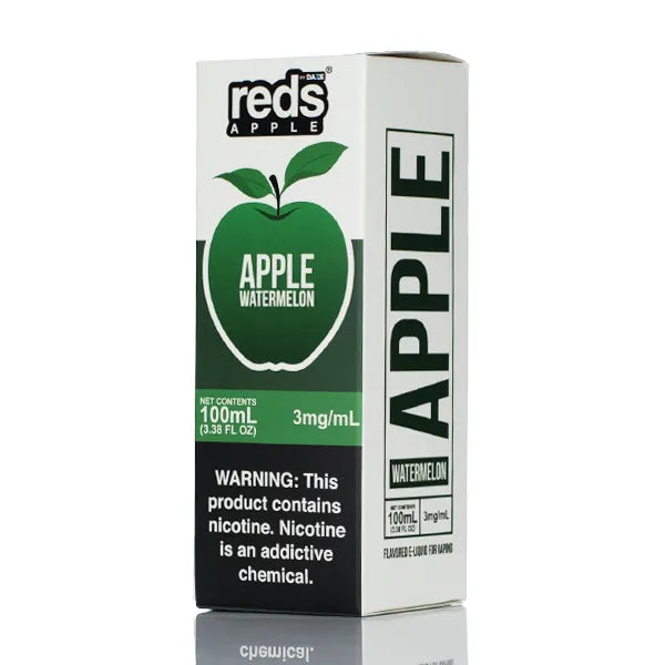 7 Daze - Reds Apple eJuice Watermelon - 100ml - Black Coral