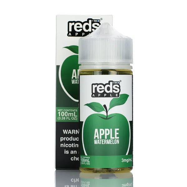 7 Daze - Reds Apple eJuice Watermelon - 100ml - Black Coral