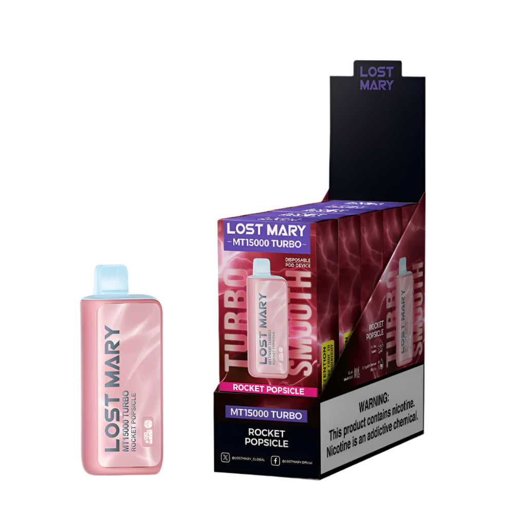 Rocket Popsicle Lost Mary MT15000 Turbo - Black Coral