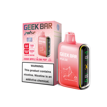 geek bar 15000 Sour Apple Blow Pop Disposable Vape - Black Coral