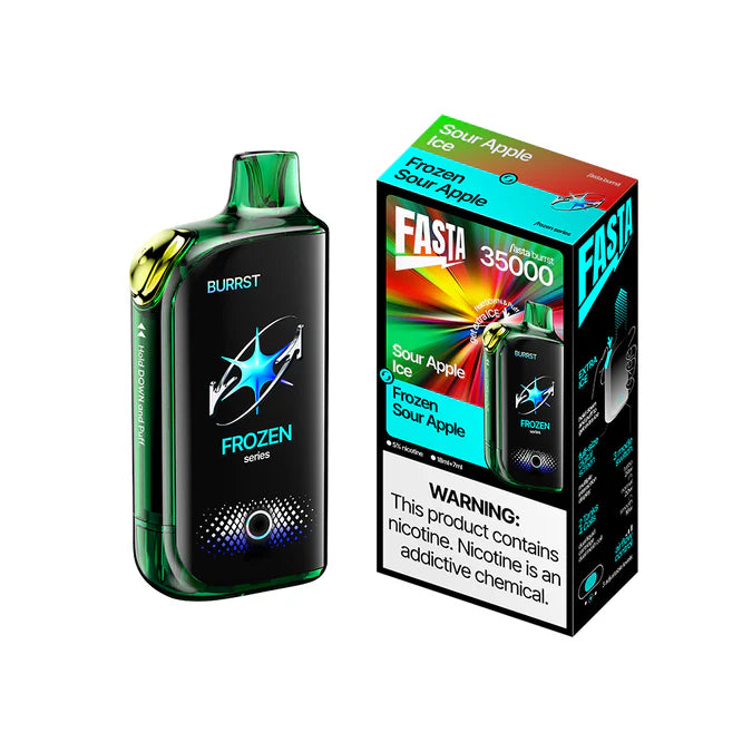 Sour Apple Ice/Frozen Sour Apple FASTA Burrst 35000 - Black Coral