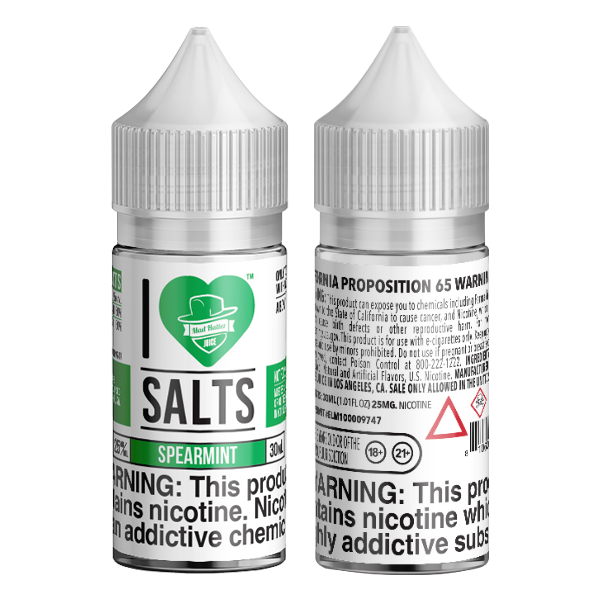 I Love Salts Spearmint - 30ml - Black Coral