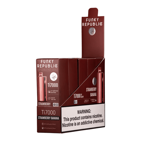 Strawberry Banana Funky Lands Ti7000 - Black Coral