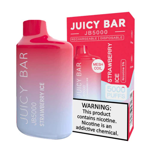 Strawberry Ice Juicy Bar JB5000 - Black Coral
