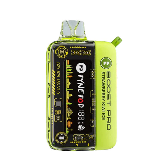 Strawberry Kiwi Ice Pyne Pod Boost Pro 20000 - Black Coral