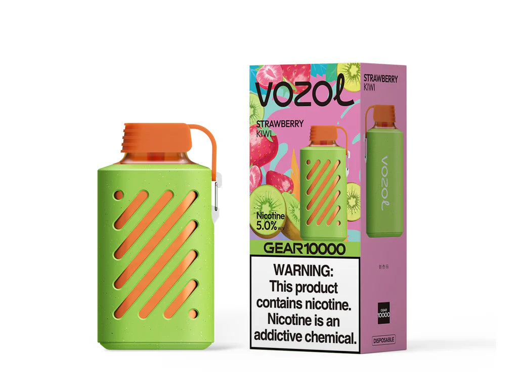 Strawberry Kiwi Vozol Gear 10000 - Black Coral