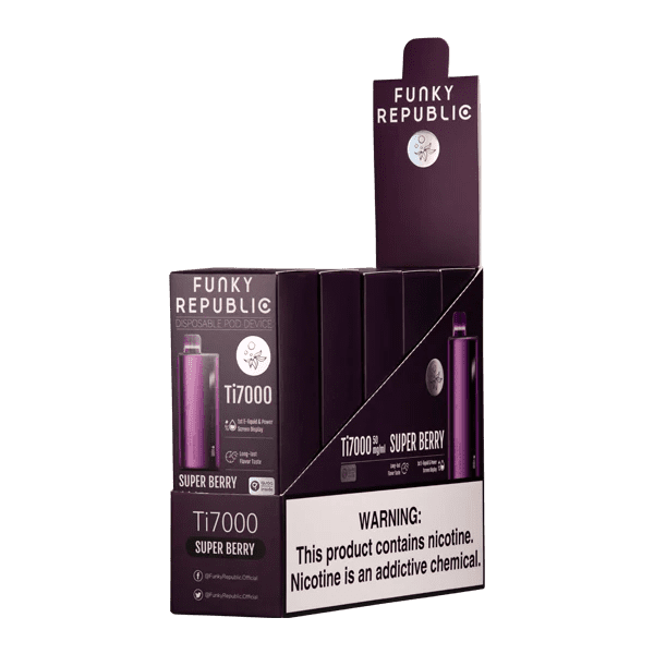 Super Berry Funky Lands Ti7000 - Black Coral