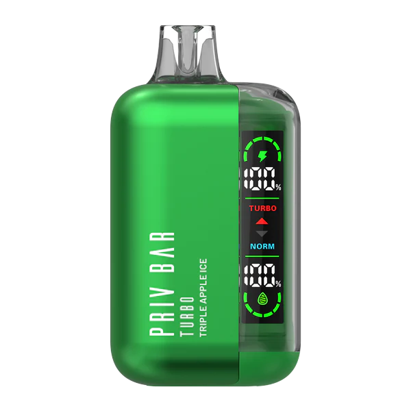Triple apple Ice Priv Bar Turbo 15000 - Black Coral