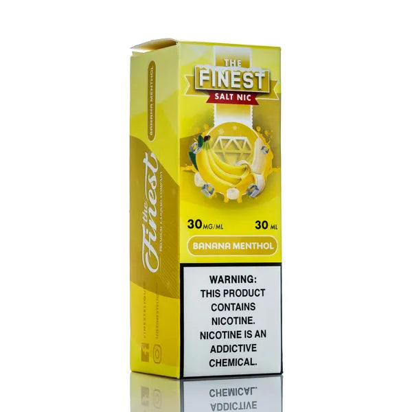The Finest E-Liquid - Salt Nic Series - Banana Menthol - 30ml - Black Coral