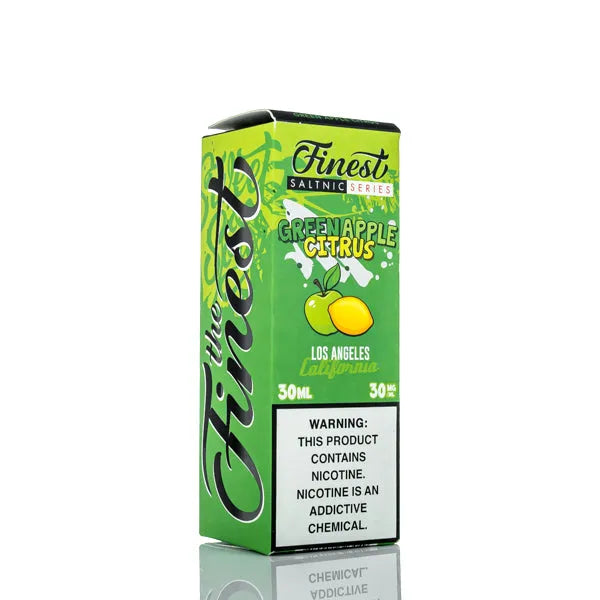 The Finest E-Liquid - Salt Nic Series - Green Apple Citrus - 30ml - Black Coral