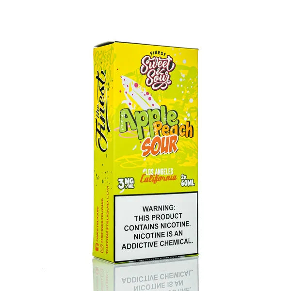 The Finest E-Liquid - Sweet & Sour - Apple Peach Sour - 120ml - Black Coral