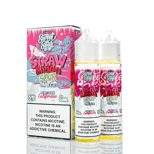 The Finest E-Liquid - Sweet & Sour - Strawmelon Sour ICE - 120ml - Black Coral