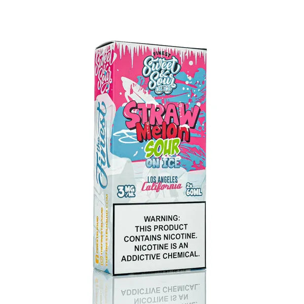 The Finest E-Liquid - Sweet & Sour - Strawmelon Sour ICE - 120ml - Black Coral