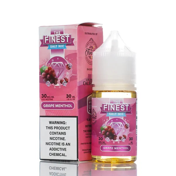 The Finest E-Liquid - Salt Nic Series - Grape Menthol - 30ml - Black Coral